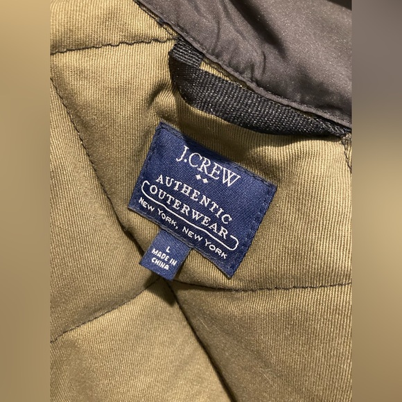 J. Crew Authentic Outerwear Black Vest Women's Size L - Picture 4 of 4